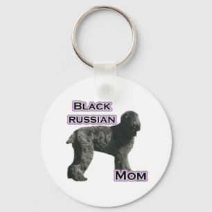 Porte-clés Black Russian Terrier Mom 4 - Porte - clé