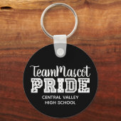 Porte-clés Black School Pride Mascot Nom Porte - clé (Recto)