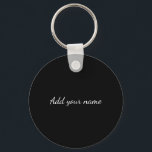 Porte-clés Black solid add name text here throw pillo<br><div class="desc">Conception</div>