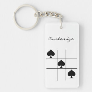 Porte-clés Black Spades Tac Toe Thunder_Cove