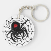 Porte-clés Black Spider en Web (Dos)