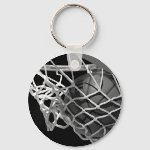 Porte-clés Black & White Basketball