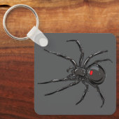 Porte-clés Black Widow Spider Dessin original (Recto)