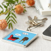 Porte-clés Blackbird Dormir devant la bande dessinée de la té (Côté)