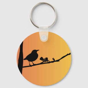Porte-clés Blackbird Silhouette