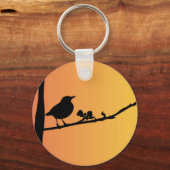 Porte-clés Blackbird Silhouette (Recto)