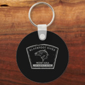 Porte-clés Blackfoot River Montana - Fly Fishing Shirt  (Recto)