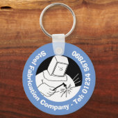 Porte-clés Blacksmiths & Welders Fabrication et soudure en ac (Verso)