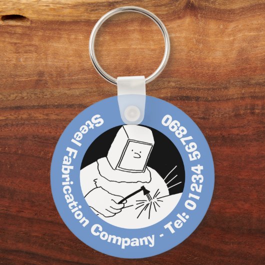 Porte-clés Blacksmiths & Welders Fabrication et soudure en ac (Verso)