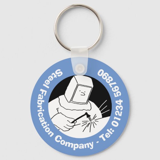 Porte-clés Blacksmiths & Welders Fabrication et soudure en ac (Verso)