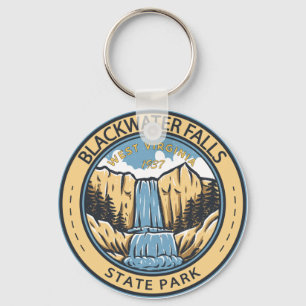 Porte-clés Blackwater Falls State Park West Virginia Badge