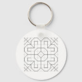 Porte-clés blackwork (Recto)