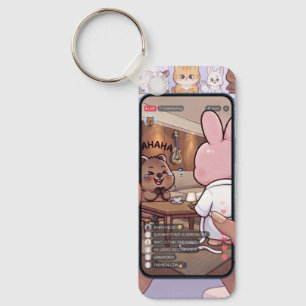 Porte-clés Blague de fandom de robe live K-Pop Stray Pig Rabb