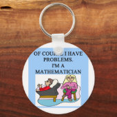 Porte-clés blague de psychologie MATH (Recto)