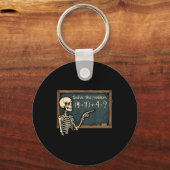 Porte-clés Blague drôle 67 Mème Brainrot Halloween Squelette  (Recto)