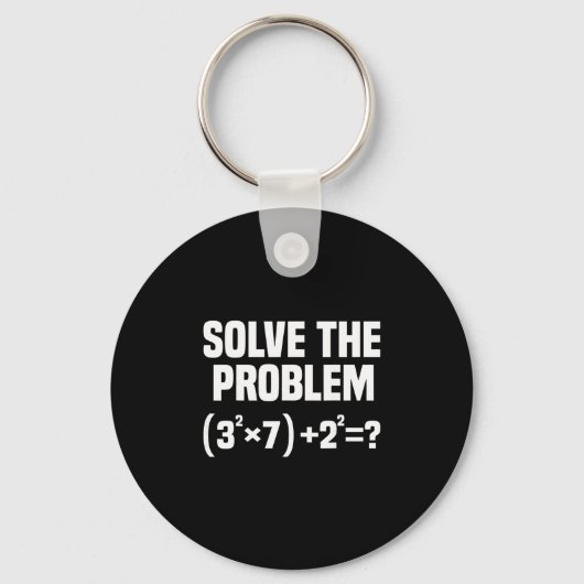 Porte-clés Blague drôle 67 Meme Math Six Sept Professeur Brai (Recto)