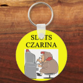 Porte-clés Blague du joueur de SLOTS (Recto)