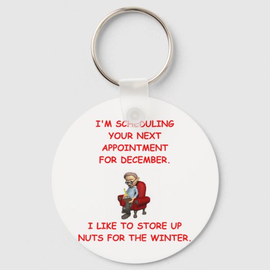 Porte-clés blague psych (Recto)