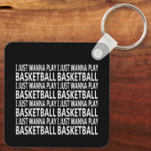 Porte-clés blagues de basket-ball (Verso)