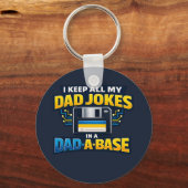 Porte-clés Blagues de Papa Dans Une Base de Données de Papa D (Recto)