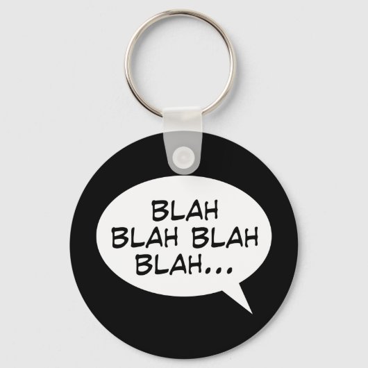 Porte-clés Blah blah blah blah blah... (Recto)
