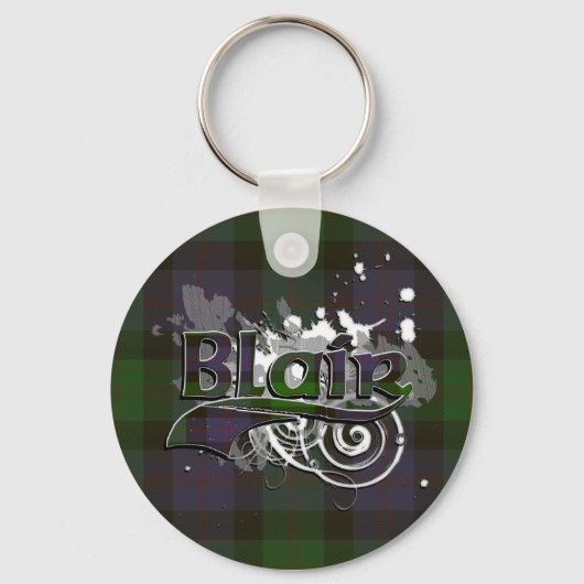 Porte-clés Blair Tartan Grunge (Recto)