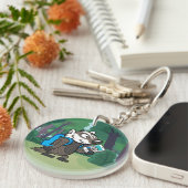 Porte-clés Blaireau Selfie de boomer du raton laveur | de (Devant droit)