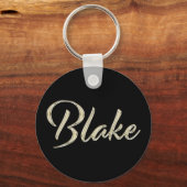 Porte-clés Blake Name whitegold Button (Recto)