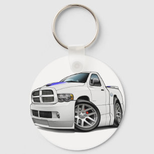 Porte-clés Blanc de RAM de Dodge SRT10