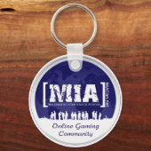 Porte-clés Blanc et bleu MIAClan.net Porte - clé (Recto)