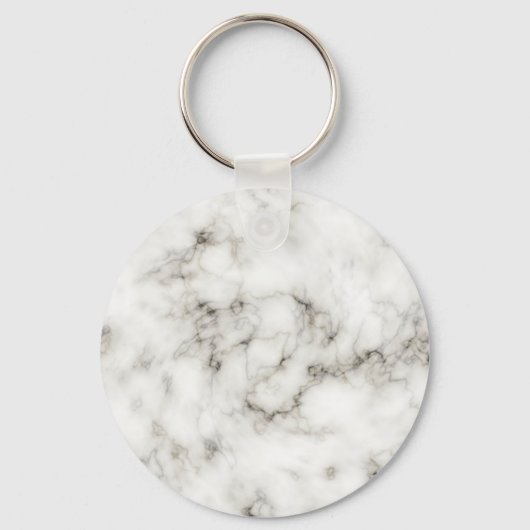 Porte-clés Blanc marbre (Recto)