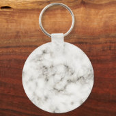 Porte-clés Blanc marbre (Recto)