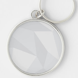 Porte-clés Blanc, simple, moderne, urbain, cool, motif tendan