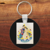 Porte-clés Blanche Neige et les sept nains (Recto)
