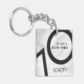 Porte-clés Blancs 70 Anniversaire de la Décennie (Devant gauche)