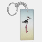 Porte-clés Blancs Birdorable Stilt (Devant gauche)