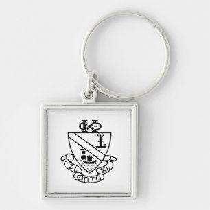 Porte-clés Blason de Phi Chi Theta N&B