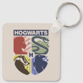 Porte-clés Blason de Poudlard™ vintage (Dos)