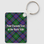 Porte-clés Blason du clan Malcolm sur tartan (Verso)