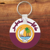 Porte-clés blason qatar (Recto)