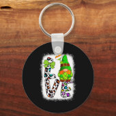 Porte-clés Bleached St Patricks Day St Patricks Gnomes Love T (Recto)