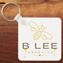 Porte-clés BLEEGRAPHICS