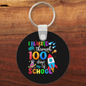 Porte-clés Blessé Pendant 100 Jours D'École 100E Jour Enseign (Recto)