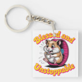 Porte-clés Blessed And Unstoppable (Devant)