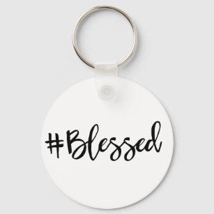 Porte-clés Blessed Hashtag