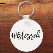 Porte-clés Blessed Hashtag (Recto)