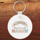 Porte-clés Blessed to be called Mamaw (Recto)