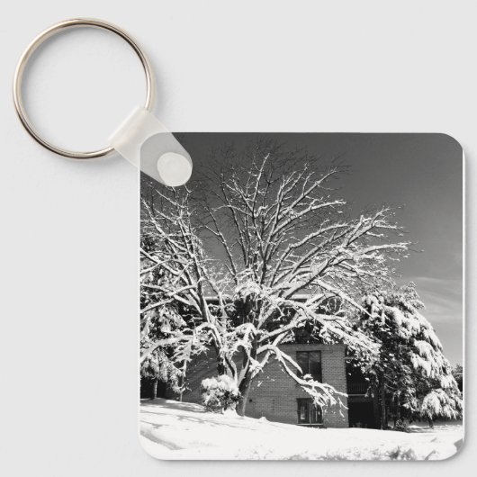 Porte-clés Blessure d'hiver B+W (Recto)