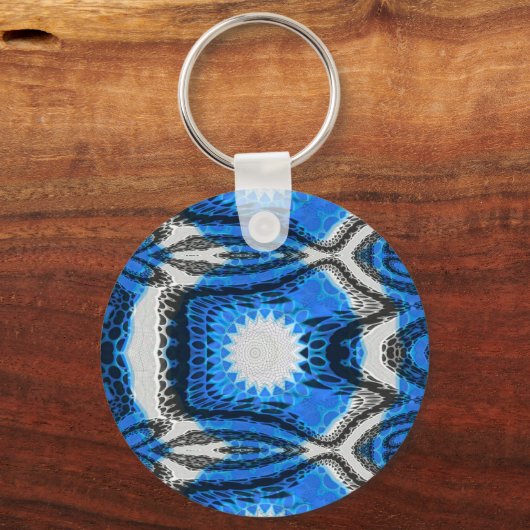 Porte-clés Bleu atomique (Recto)