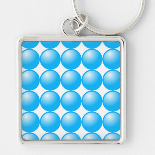 PORTE-CLÉS BLEU BEADS (Devant)